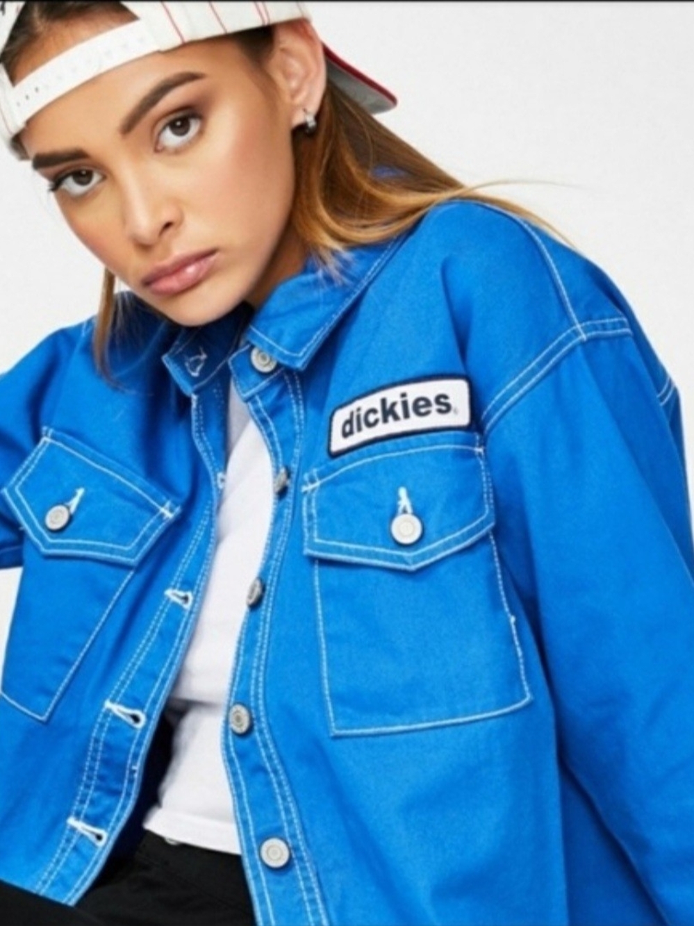 Dickies Women's Bright Blue Utility Jacket